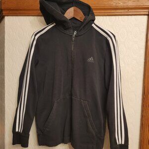 Adidas Essentials 3-Stripes Full‎ Zip Hoodie Men's/Unisex Medium